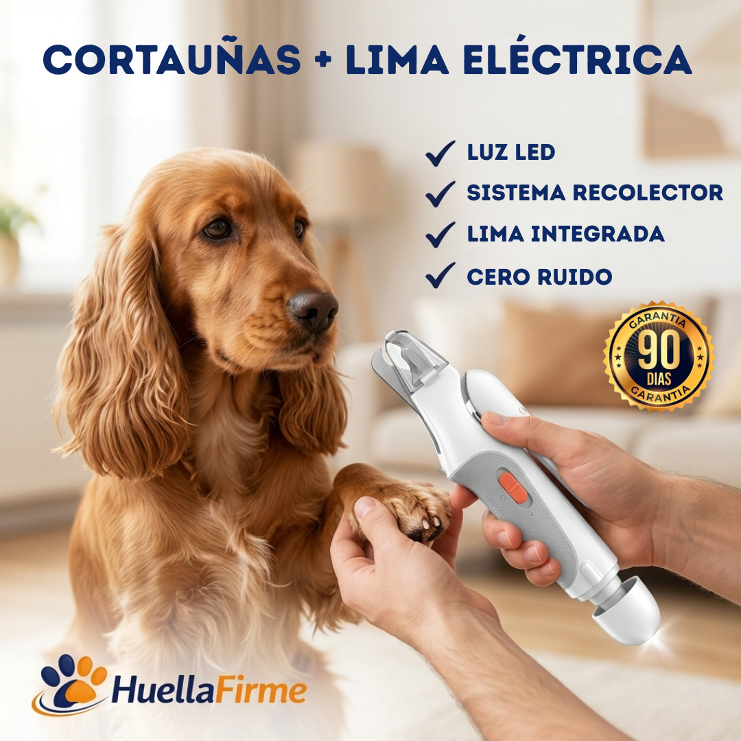 Cortauñas 2 en 1 con Lima Eléctrica para Mascotas