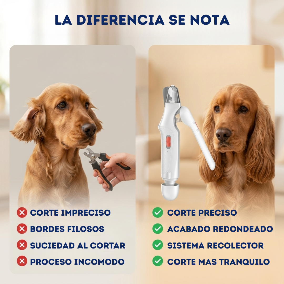 Cortauñas 2 en 1 con Lima Eléctrica para Mascotas