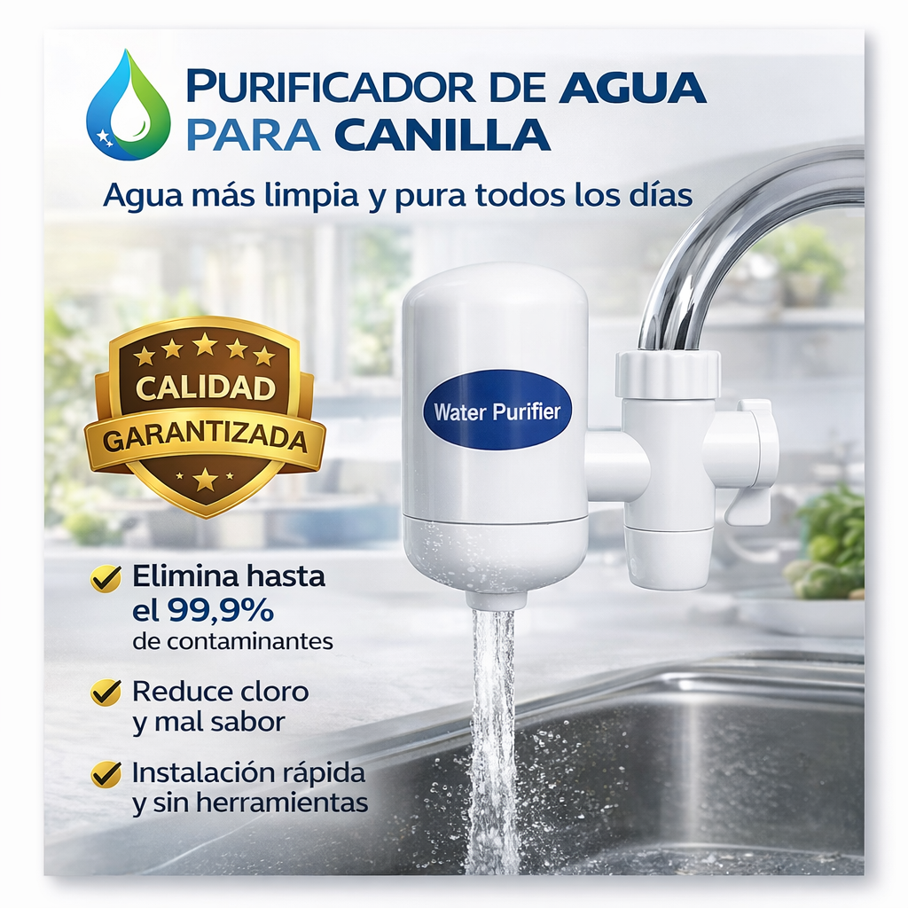 Purificador de Agua para Canilla